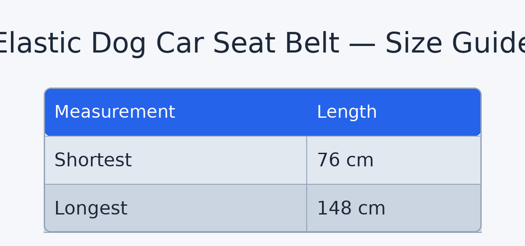 Ceinture de sécurité extensible pour chien : voyage en toute sécurité