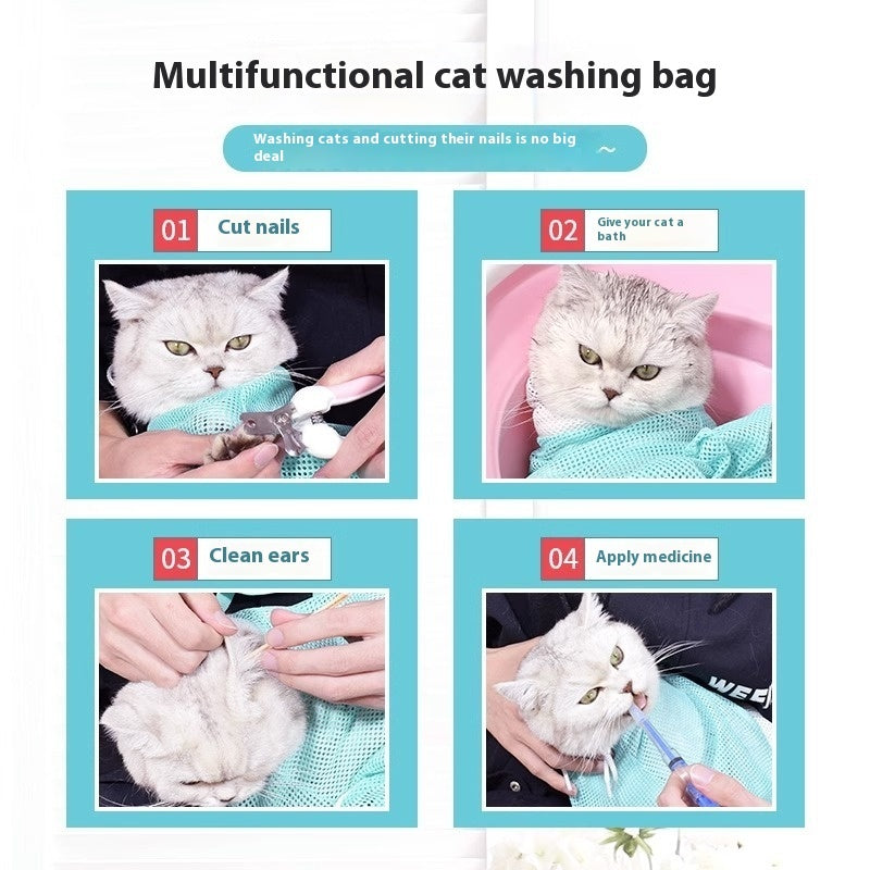Magic Cat Grooming Bag – Stress-Free Nail Trimming