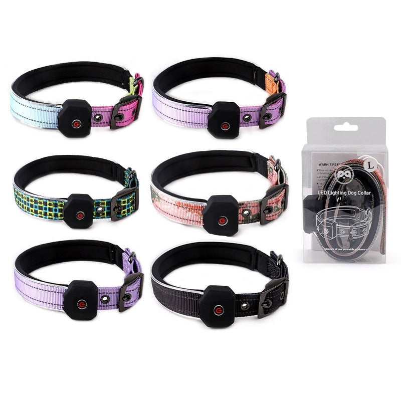 USB Charging Dog Collar – Shine All Night Long