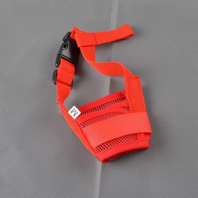 No Bite, No Bark – Soft Adjustable Dog Safety Muzzle