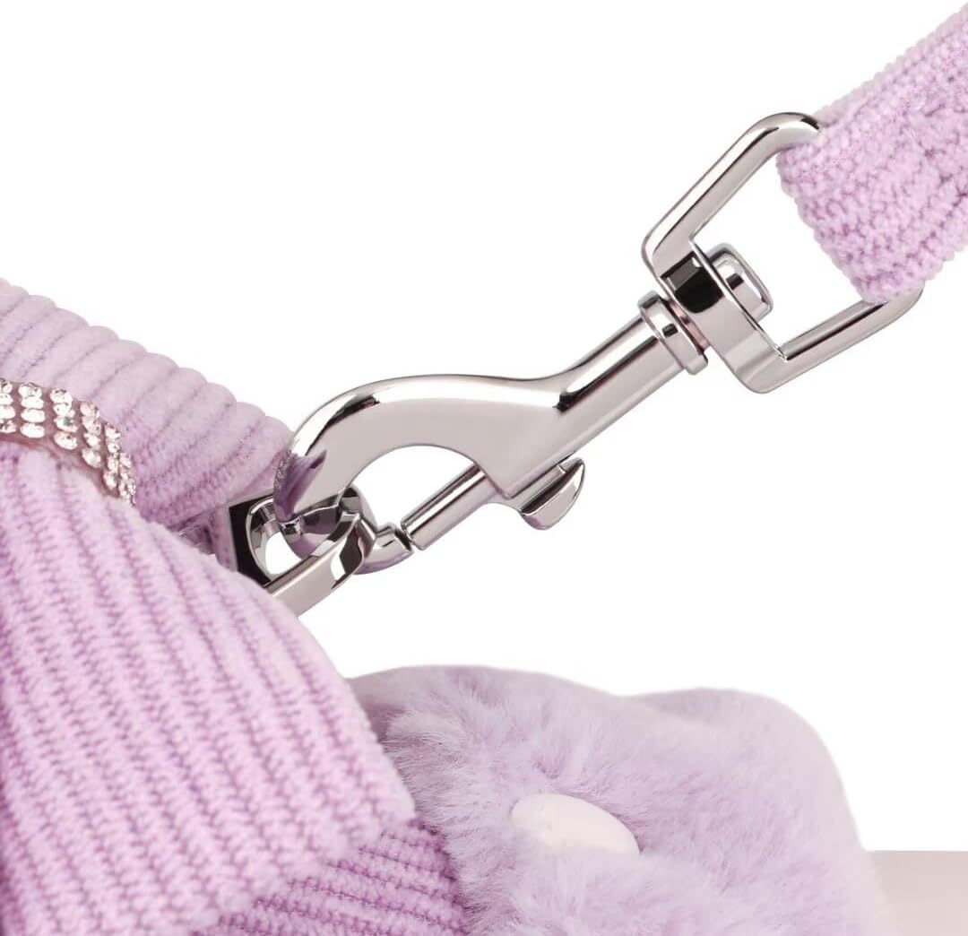 Adorable Puppy Harness & Leash with Bow Tie